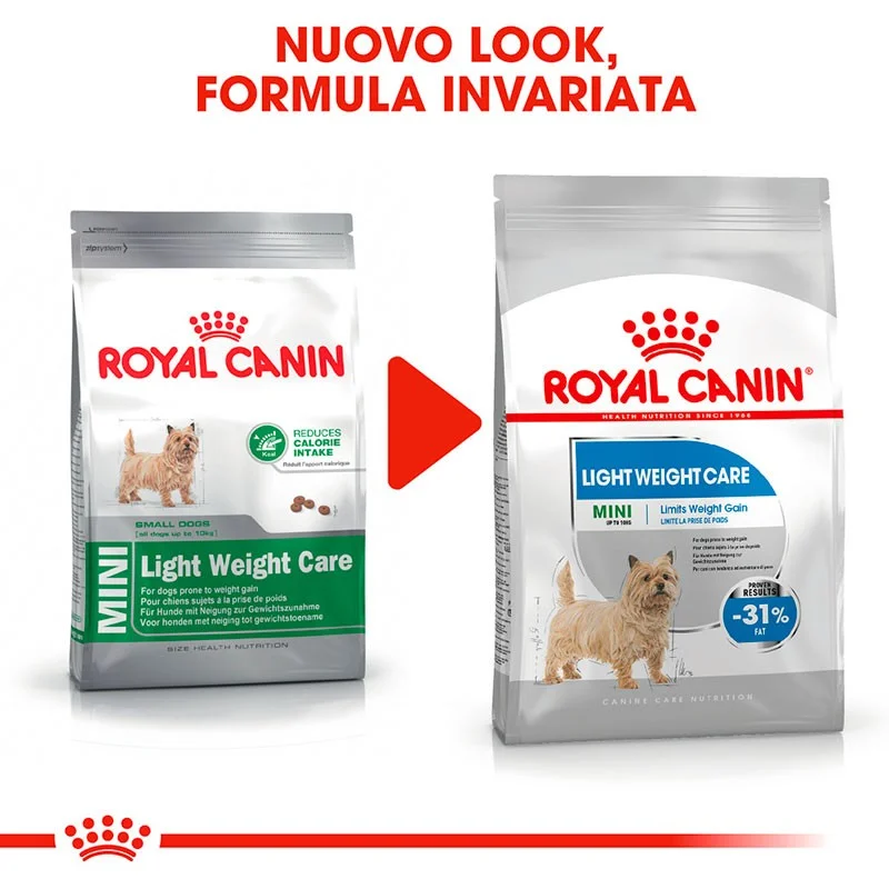 ROYAL CANIN CANE MINI LIGHT WEIGHT CARE KG 1 - immagine 5