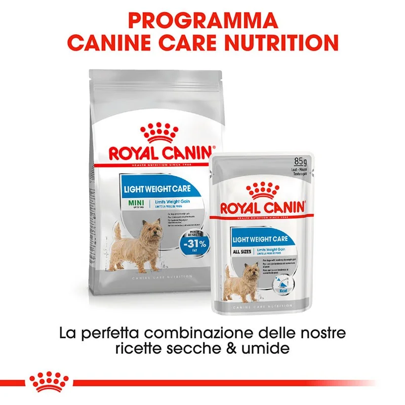 ROYAL CANIN CANE MINI LIGHT WEIGHT CARE KG 1 - immagine 8