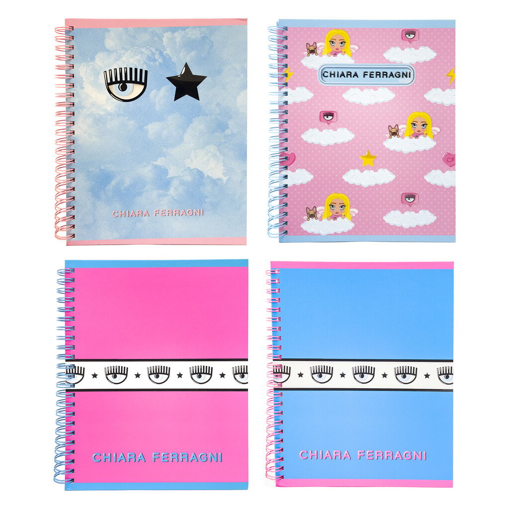 Maxi Spiralato Pigna Chiara Ferragni: A4, rigatura 1R - immagine 2