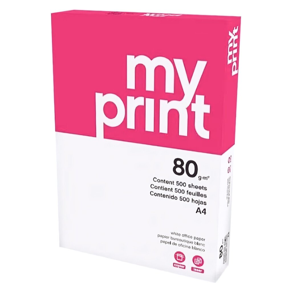 Carta My Print: A4, 80 g/mq, 500 fg. - immagine 2
