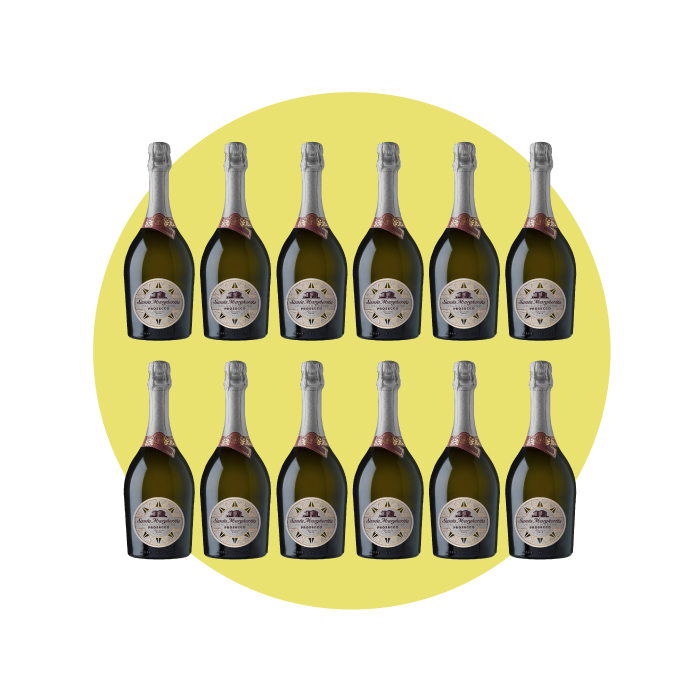 Santa Margherita, Prosecco di Valdobbiadene Superiore Extra dry, 750 ml – Box 12 Bottiglie