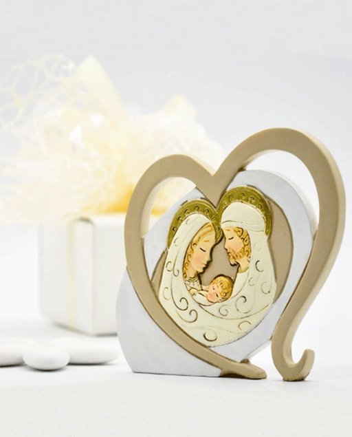 BOMBONIERA SACRA FAMIGLIA CUORE - immagine 2