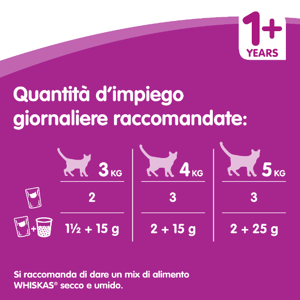 Whiskas Pranzetti Umido per Gatti 6x50g - immagine 3