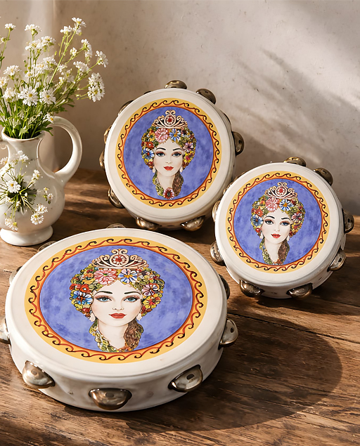 TAMBURELLO TESTA DI MORO DONNA - immagine 2