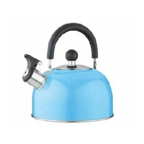 Eva bollitore con fischio 2 litri adatto per induzione multiple colors turchese - immagine 2