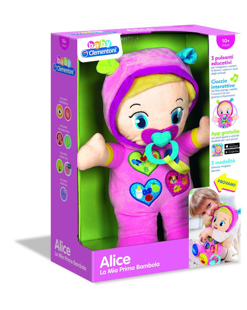 Baby clementoni – alice la mia prima bambola - immagine 3
