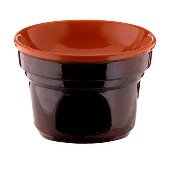 Bruna Colì Fornellino bagna cauda in terracotta diametro 14 cm - immagine 2